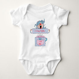 Hanukkah Baby TUTU Rosa/Blue "Dreidel in Box" Baby T Shirt