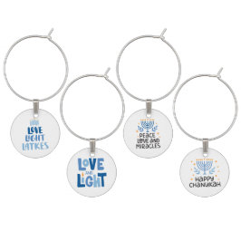 Hanukkah Berlock Vinglas