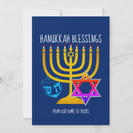 HANUKKAH BLESSINGS| Från hemmet till hemmet Julkort