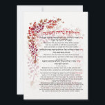 Hanukkah Blessings Hebrew English Lighting Candles<br><div class="desc">En hebreisk och engelsk översättning av de välsignelser som citerades när Chanukah ljus vändes, med bön "Hanerot Halalu". Ett vackert konstens biet för att dekorera ditt hem för Hanukkahs helgdagar för att göra det enkelt för alla närvarande att läsa välsignelserna. Underbar idé om väggkonst för alla judiska hem, synagogor, skolor...</div>