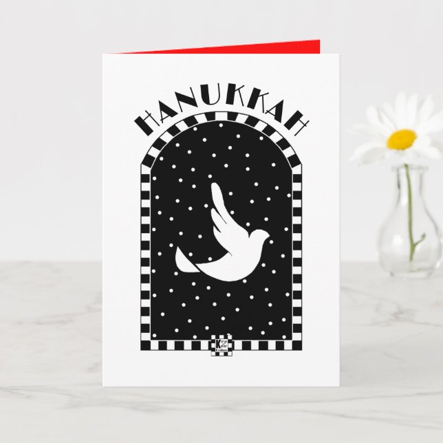 Hanukkah Blessings Kort (Liten växt)