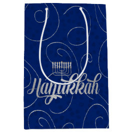 Hanukkah Blue och Silver Swirls