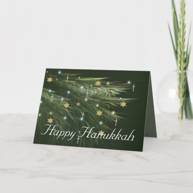 HANUKKAH BUSH HELGKORT (Framsida)