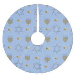 Hanukkah Bush Julgransmatta Borstad Polyester