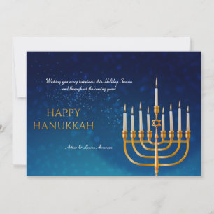 Hanukkah Candles-Helgdag Julkort