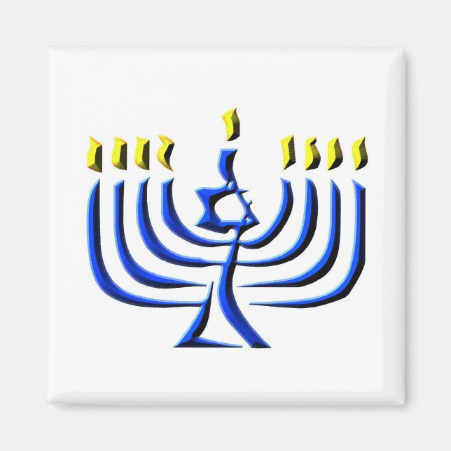 Hanukkah Candles Magnet (Framsidan)