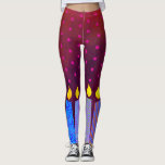 Hanukkah Candles Rosa Star David Mönster på Red Leggings<br><div class="desc">Var en trendsättare och gå in i helgdag anda med dessa vilt underhållande verk! Ett lekfullt, modernt, konstgjort exempel på färgstarka blå boho mönster-ljus och små shock rosa av David täcker över en rik, djup, nedbränd röd orange med texturerad bakgrund. Jobba på, springa-ärenden, eller lägg ut. Så unikt, du behöver...</div>