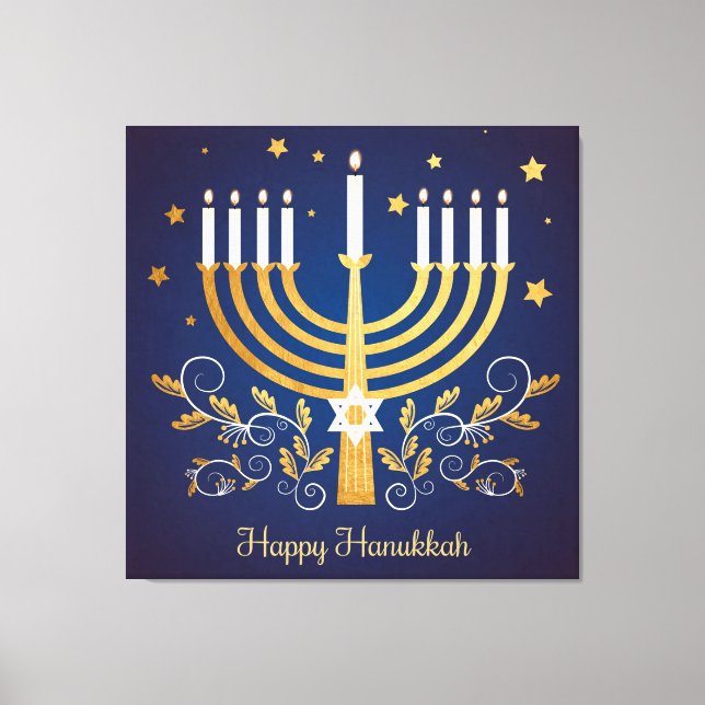 Hanukkah Canvastryck (Framsida)