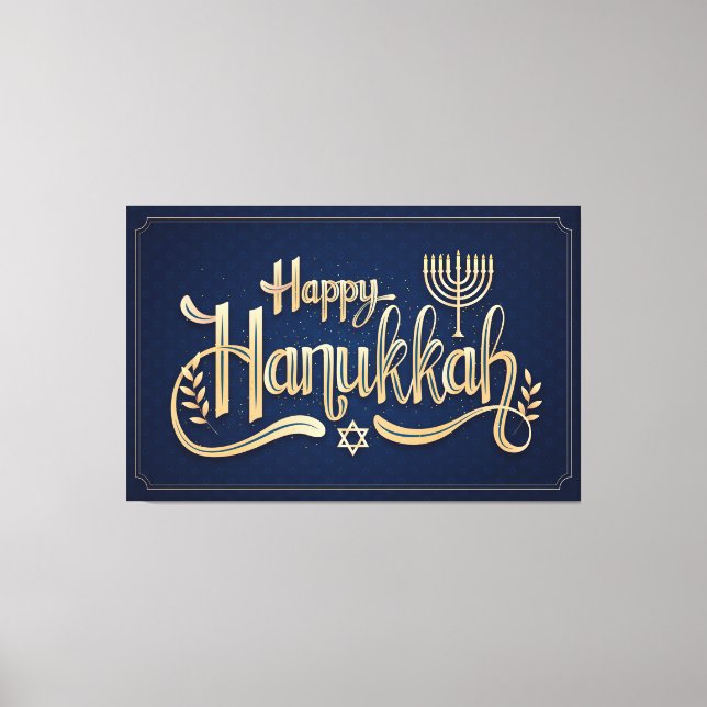 Hanukkah Canvastryck (Framsida)
