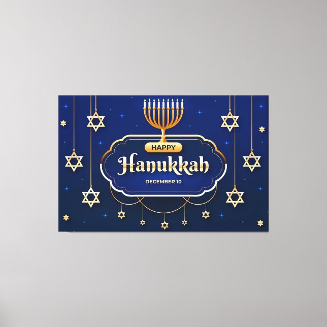 Hanukkah Canvastryck (Framsida)