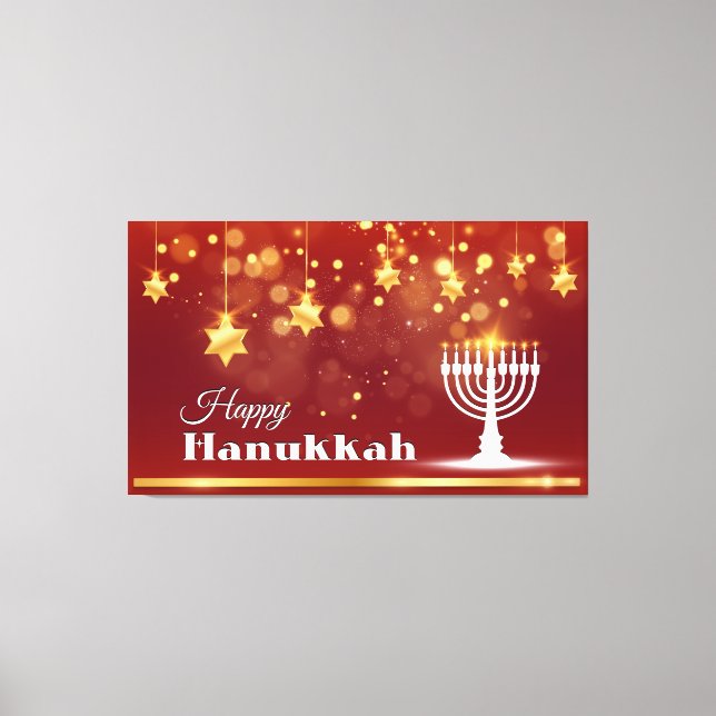 Hanukkah Canvastryck (Framsida)