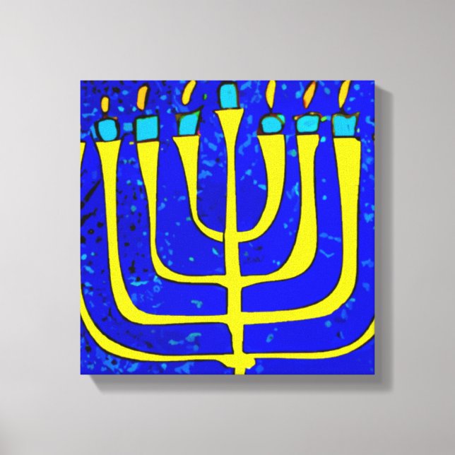 Hanukkah Canvastryck (Framsida)