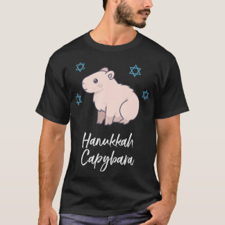 Hanukkah Capybara Jewish Funny Chanukah Family T Shirt