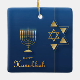 Hanukkah Ceramic Ornament