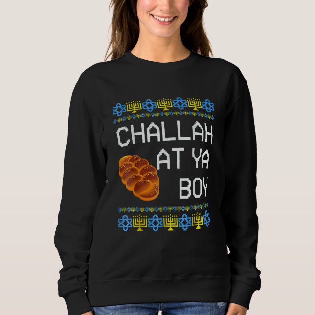 Hanukkah Challah At Ya Boy Matching T Shirt (Framsida)