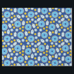 Hanukkah Chanukah Donuts Chocolate Cookies Mönster Presentpapper<br><div class="desc">Illustration från Cindy Bendel Copyright Alla reserverade Höger</div>