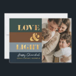 Hanukkah Chanukah Guld Kärlek och Light Photo Häls<br><div class="desc">Vårt Hanukkah/Chanukah Guld Kärlek & Light-Helgdag-kort är ett elegant, ett klassligt sätt att din Hanukkah/Chanukah önskemål med vänner, familj och kunder! Med plats att anpassa med ditt namn och med foto. Fråga? skicka ett meddelande till oss eller skicka ett e-postmeddelande till bestdresssedbread@gmail.com. Lycklig Chanukah! Behöver du hjälp med den här...</div>