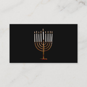 Hanukkah Chanukah Hanukah Hannukah Visitkort