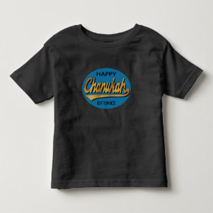 Hanukkah ’Chanukah Retro Est 139BCE’ Småbarn Shirt T Shirt
