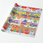 Hanukkah/Chanukah Wrapping Papprare Mouse och vänn Presentpapper<br><div class="desc">Hanukkah Gift Wrap "Mouse and Friends". Njut av min nyaste papprare utformning. Prisare varierar när du väljer mellan fyra papprare typer och fem papprare storlekar. Tack för att du stannade och shoppade förbi. Ert företag är mycket uppskattat. Njut! Chag/Lycklig Chanukah/Hanukkah!!!Media: Textlager för projektionsytaSe till att alla presenter du ge har...</div>