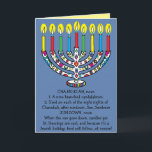 Hanukkah Chanukiah Funny Menorah Helgkort<br><div class="desc">Hanukkah/Chanukah, Funny Hanukiah/Chanukiah Julhälsningar kort. Njut av mitt senaste "definiera" hälsningskort. Det här humoristiska "Hanukiah"-helgdag är bara höger för alla dina vänner och din familj i år. Som alltid kan du redigera inslag: flyttat, ändra storlek, rotera osv. färg i bakgrunden kan ändras ut. Anpassa genom att ta bort text och...</div>