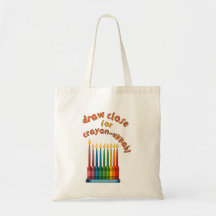 Hanukkah Chanukkah Crayon-ukkah Funny Menorah Gift