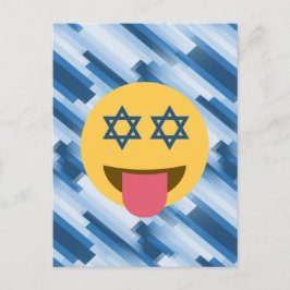 hanukkah chanukkah emoji helg vykort