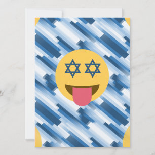 hanukkah chanukkah emoji julkort
