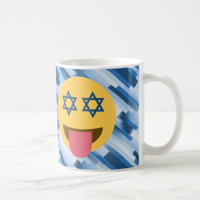 hanukkah chanukkah emoji kaffemugg (Höger)