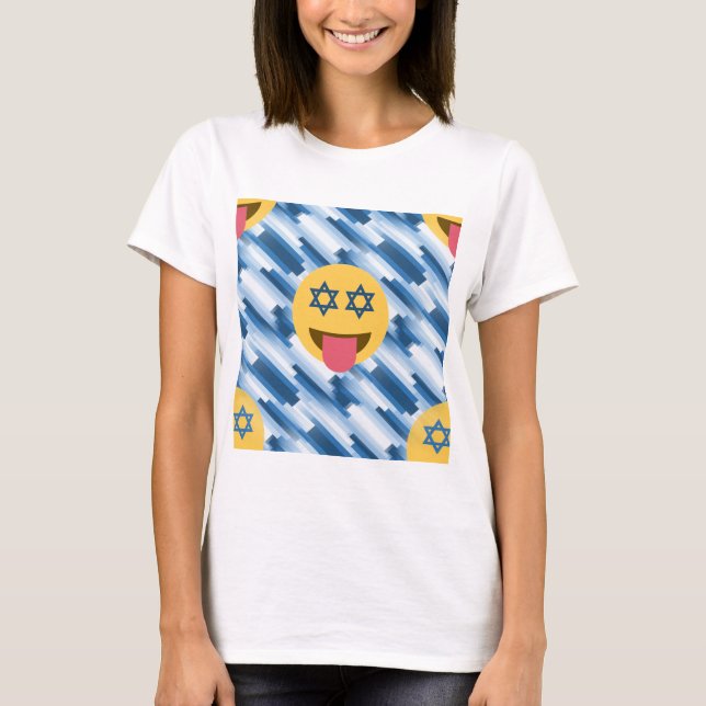 hanukkah chanukkah emoji tee shirt (Framsida)