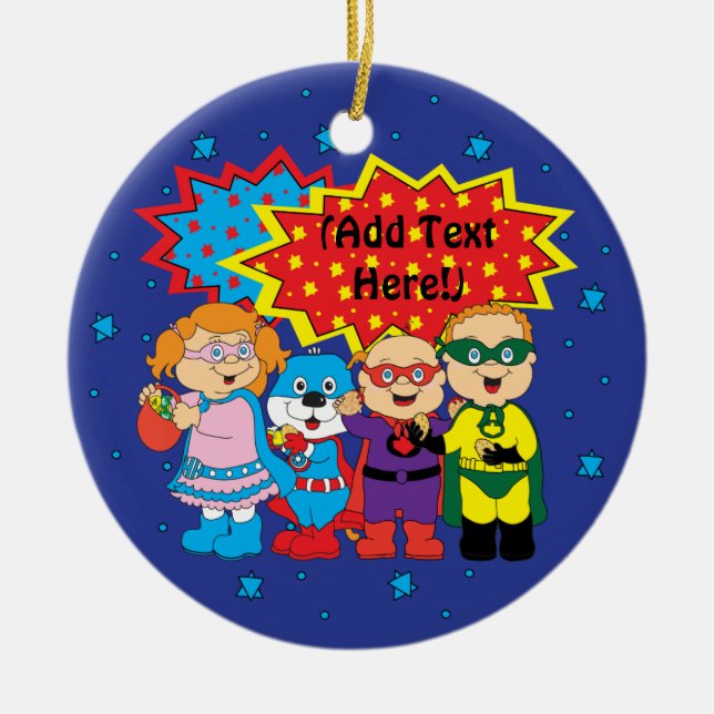 Hanukkah Circle Ornament (Framsidan)