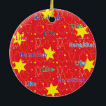 Hanukkah Circle Ornament<br><div class="desc">Hanukkah Circle Ornament. Tack för att du stannade och shoppade förbi! Mycket uppskattat!</div>