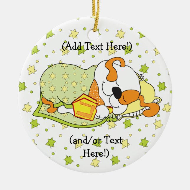Hanukkah Circle Ornament (Framsidan)