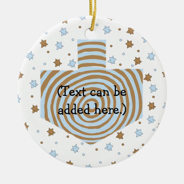 Hanukkah Circle Ornament (Framsidan)