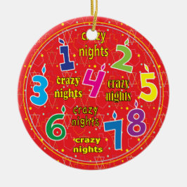 Hanukkah Circle Ornament