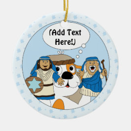 Hanukkah Circle Ornament