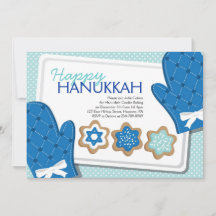 Hanukkah Cookie-inbjudningar