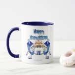 Hanukkah Dancing Dreidels och Jelly Doughnut Mugg<br><div class="desc">Du tittar på Lee Hiller Photography Art and Design Collection of Home and Office Decor,  Apparel,  Gifts and Collectibles. Utformningen omfattar Lee Hiller Photography och Mixed Media Digital Art Collection. Du kan visa hennes naturfotografi på http://HikeOurPlanet.com/ och följa hennes vandrande blogg i Hett Vår nationalpark.</div>