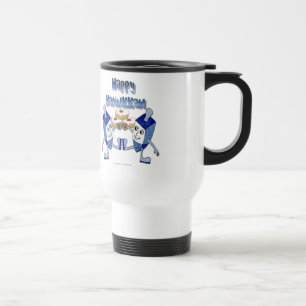 Hanukkah Dancing Dreidels och Jelly Doughnut Resemugg