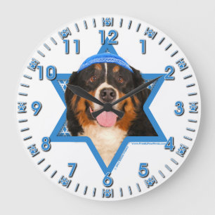 Hanukkah davidsstjärna - Bernese berghund Stor Klocka