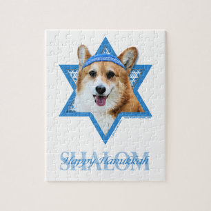 Hanukkah davidsstjärna - Corgi - Owen Pussel