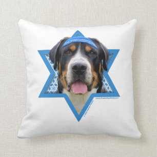 Hanukkah davidsstjärna - schweizisk berghund kudde
