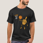 Hanukkah Dreidel Basketball Chanukah Jewish Manar  T Shirt<br><div class="desc">Hanukkah Dreidel Basketball Chanukah Jewish Manar Boys Kids</div>