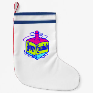 Hanukkah Dreidel Liten Julstrumpa