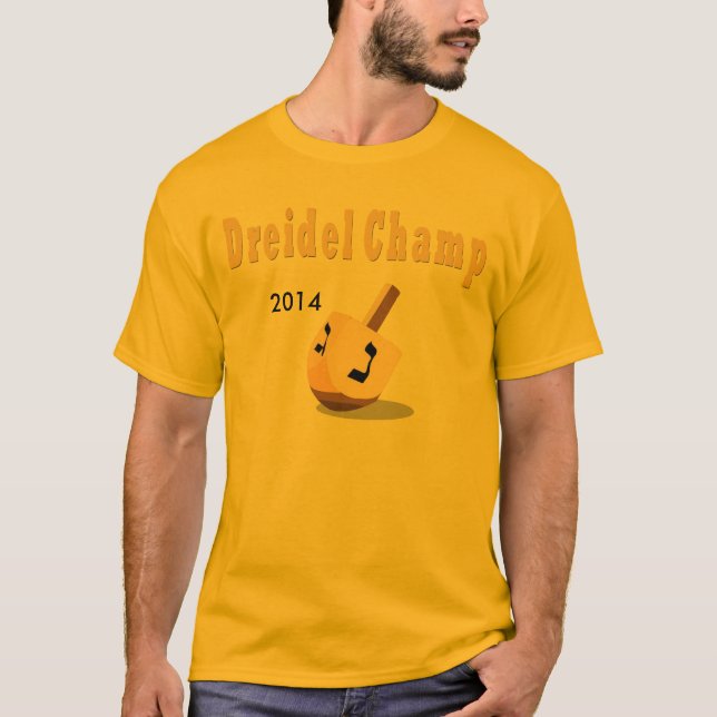 HANUKKAH DREIDEL MÄSTARE SKJORTA FÖR 2014 T T-SHIRT (Framsida)