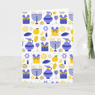 hanukkah dreidel menorah inbjudan