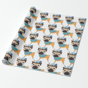 Hanukkah Dreidel mops (anpassadet) Presentpapper