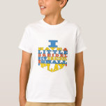 Hanukkah "Dreidel Play" Barn T-Shirt<br><div class="desc">Hanukkah "Jag har en liten Dreidel... " Välj bland många olika skjortor, färg, stilar och storlekar för den här designen! Tack för att du stannade och shoppade förbi! Mycket uppskattat! Lycklig Chanukah/Hanukkah! Stil: Kids' Hanes TAGLESS® T-Shirt Vänta tills du fått den här tagslösa garantien på din njure. Det tar stil...</div>