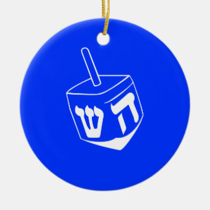 Hanukkah Dreidel prydnad Julgransprydnad Keramik