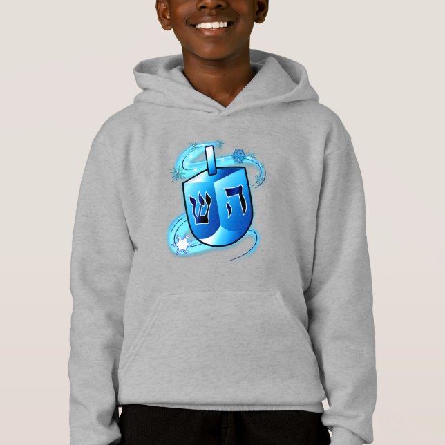 Hanukkah Dreidel T Shirt (Framsida)
